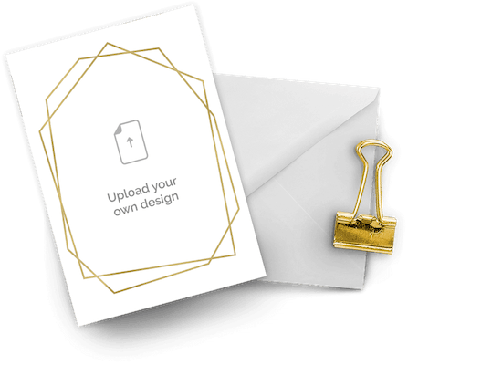 Upload your own design invitations